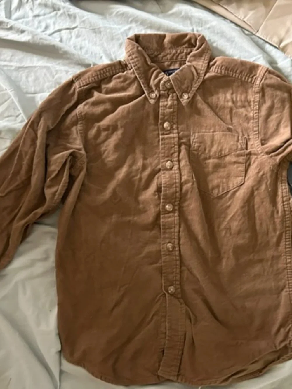 🍋‍🟩 corduroy size   small  shirt boys size  5 - 6   boys boy kids casual dress